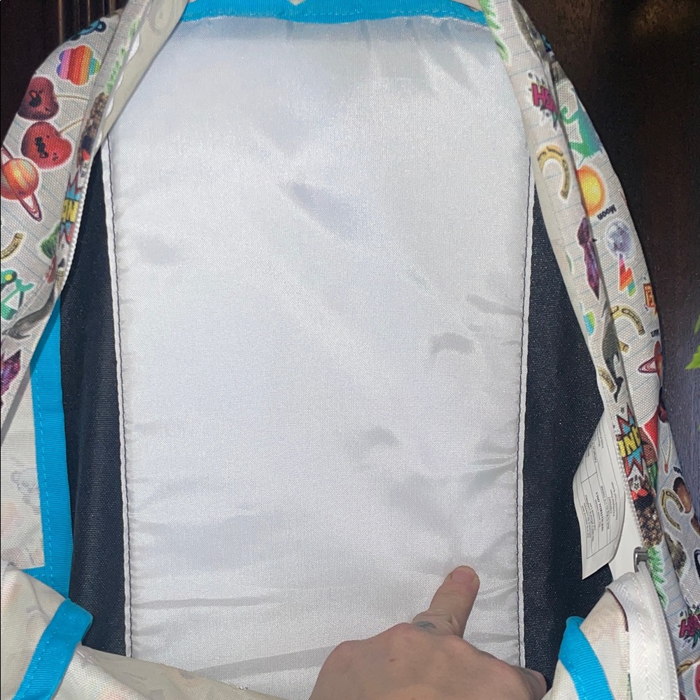 Jansport Superbreak Multicolor Graphic Backpack like new - Picture 3 of 6
